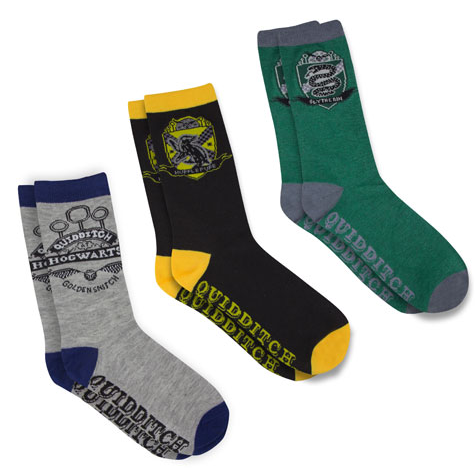 LOT 3 PAIRES CHAUSSETTES QUIDDITCH