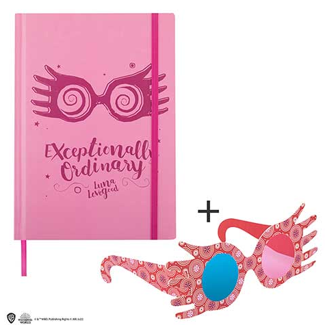 CARNET RIGIDE ET MARQUE PAGE LUNA LOVEGOOD