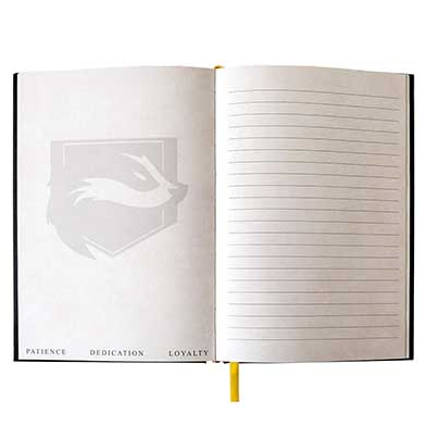 CARNET RIGIDE ET MARQUE PAGE POUFSOUFFLE