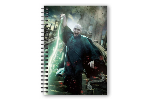 Cahier spirale 3D Voldemort