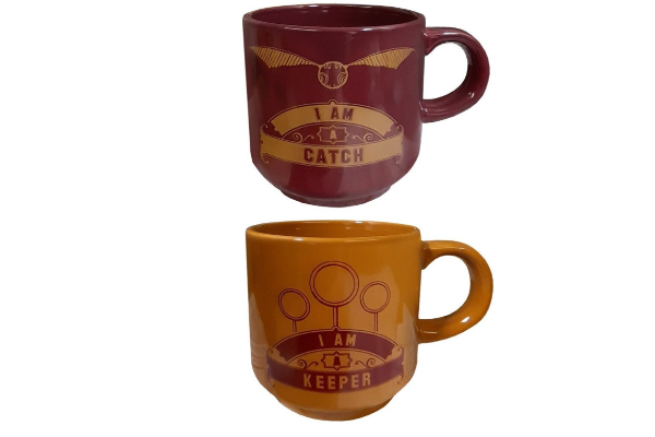 HARRY POTTER - SET DE 2 MUGS EMPILABLES QUIDDITCH