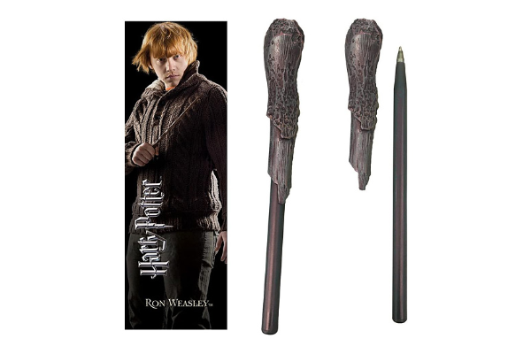 Stylo baguette et Marque-page Ron Weasley